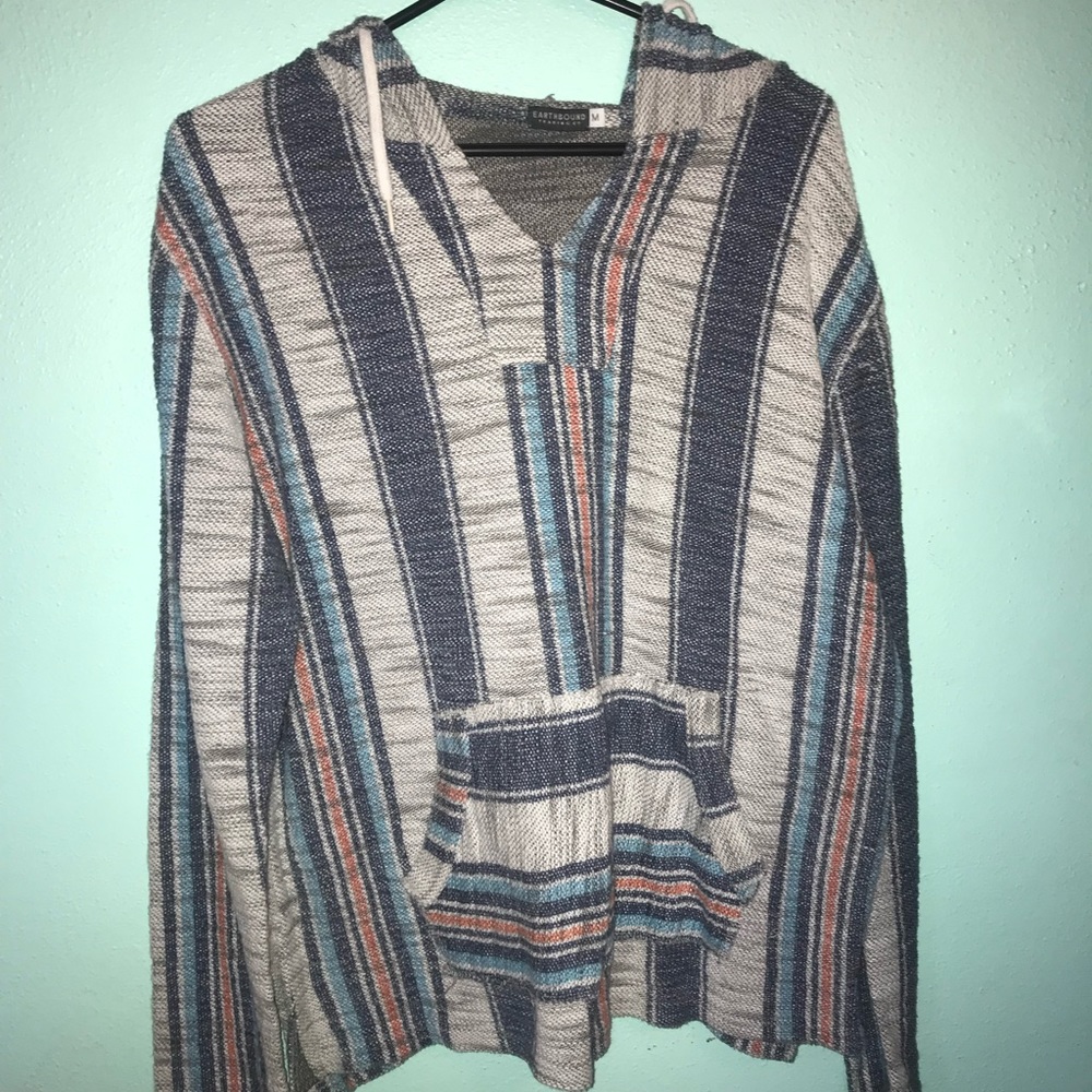 Striped light hoodie